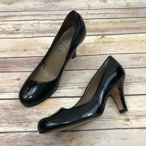 Anyi Lu ‘Emily’ black patent pump